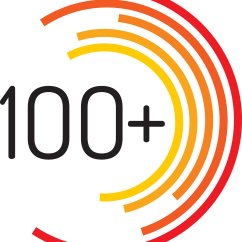 100+